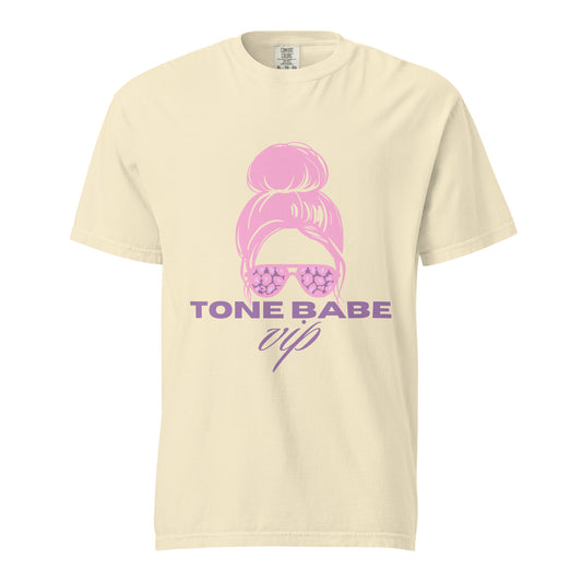 Tone Babe vip  MESSY BUN T shirt